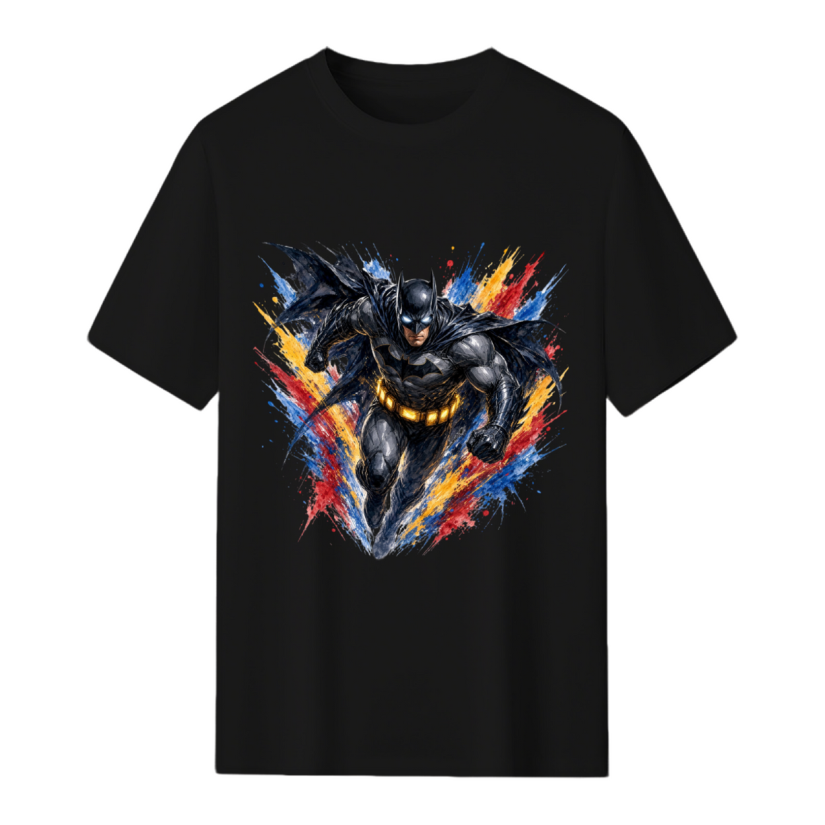 Neon Armor Portrait Men's T-Shirt for Nightlife