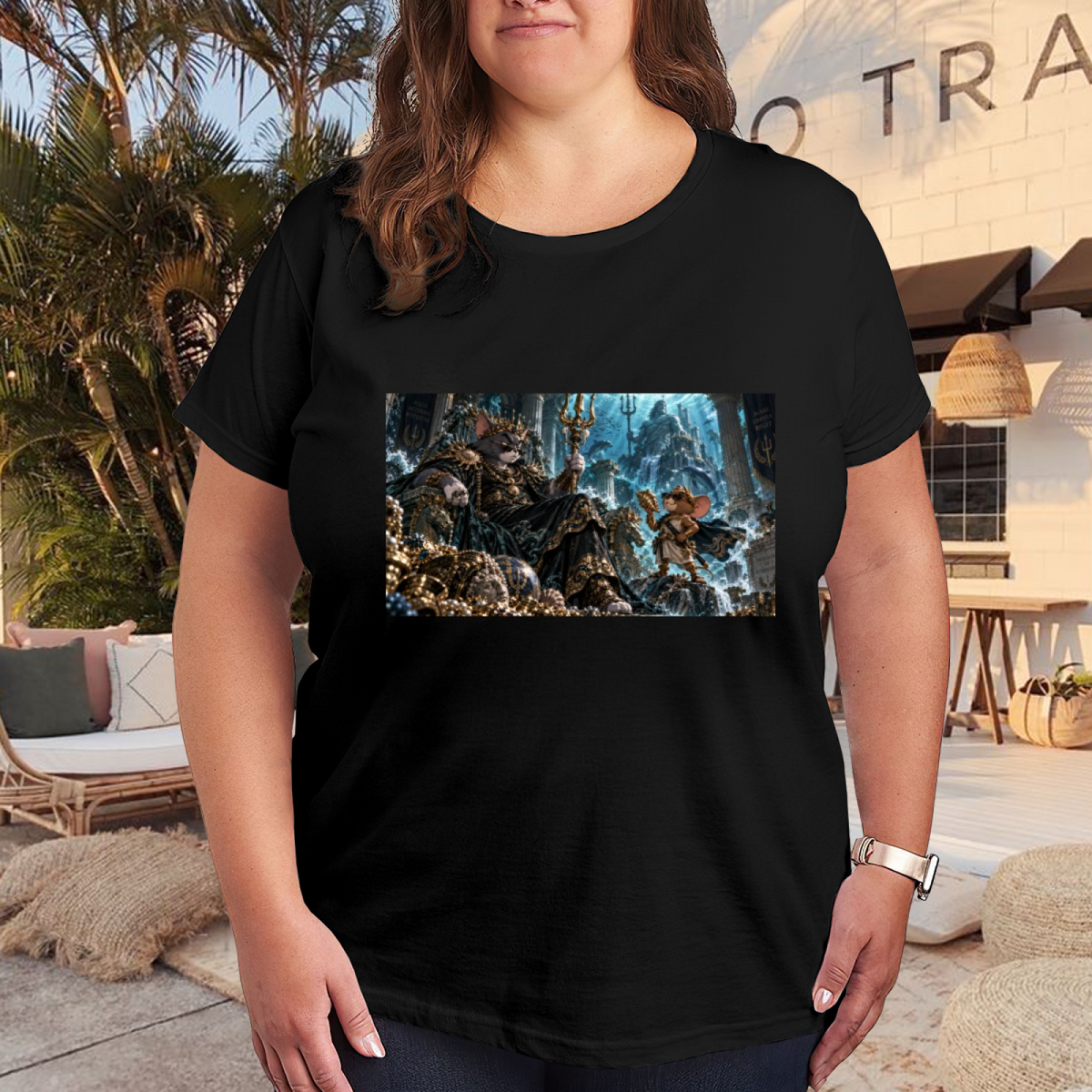 Frozen Throne Adventure Women's T-Shirt for Winter Layering