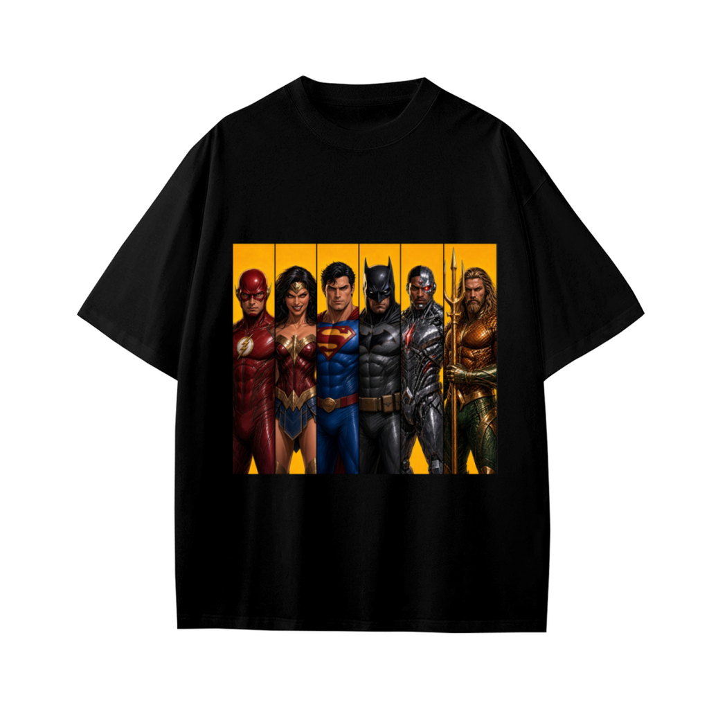 Comic Portrait Lineup Kid's T-Shirt for Fan Events