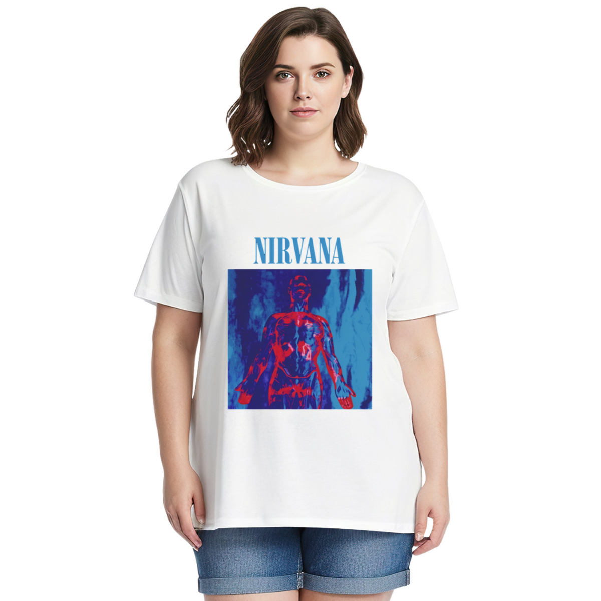Nirvana Anatomical Figure Art Graphic T-Shirt