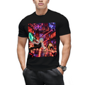 Personalized Cyberpunk Portal Gun Tee - Neon Sci-Fi Art