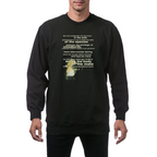 Artwork preview for Seahorse Grunge Art Crewneck Sweatshirt