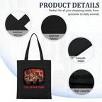 Nirvana Live in New York Canvas Tote Bag — a live-in-New-York performance theme