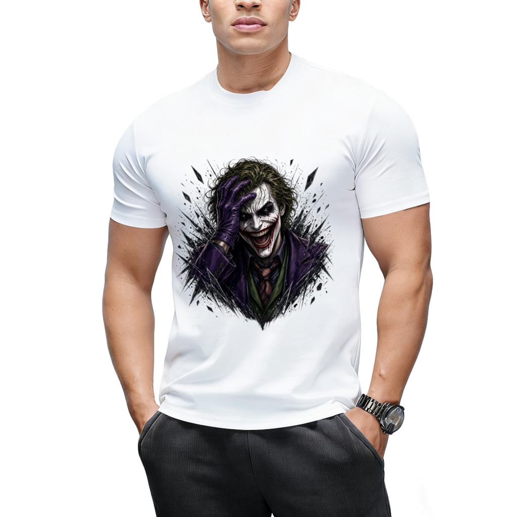 Clown Ink Splatter Men's T-Shirt for Horror Nights