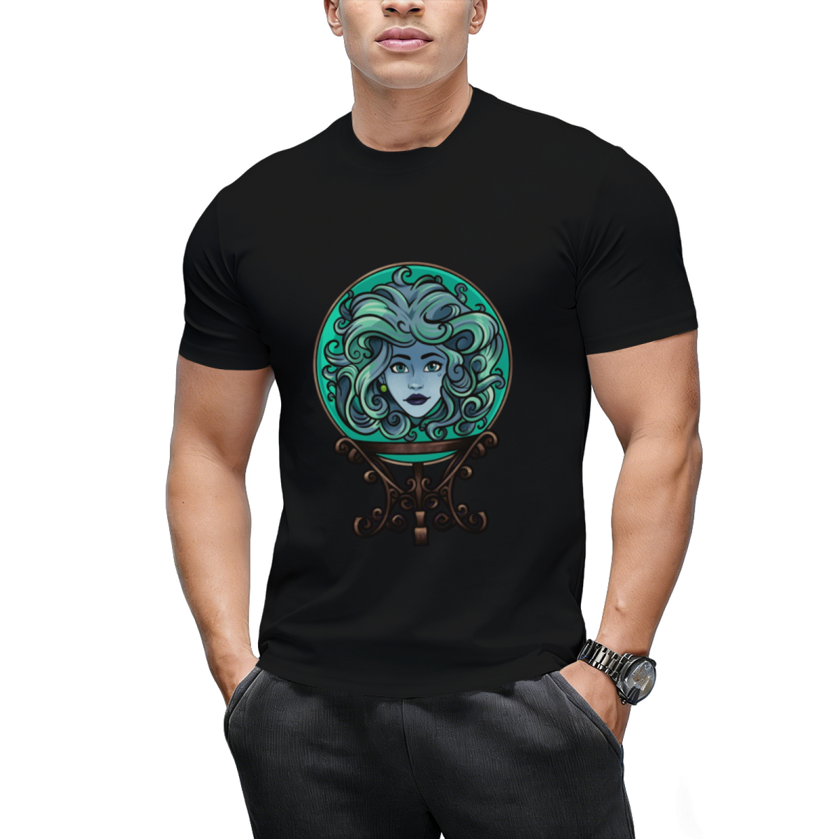Madam Leota No Background Graphic T-Shirt