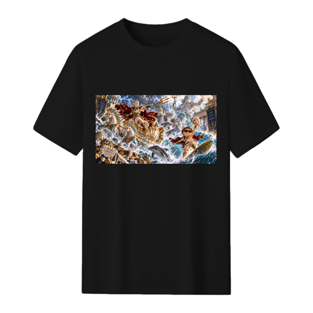 Mythic Ocean Clash Men's T-Shirt for Summer Trips