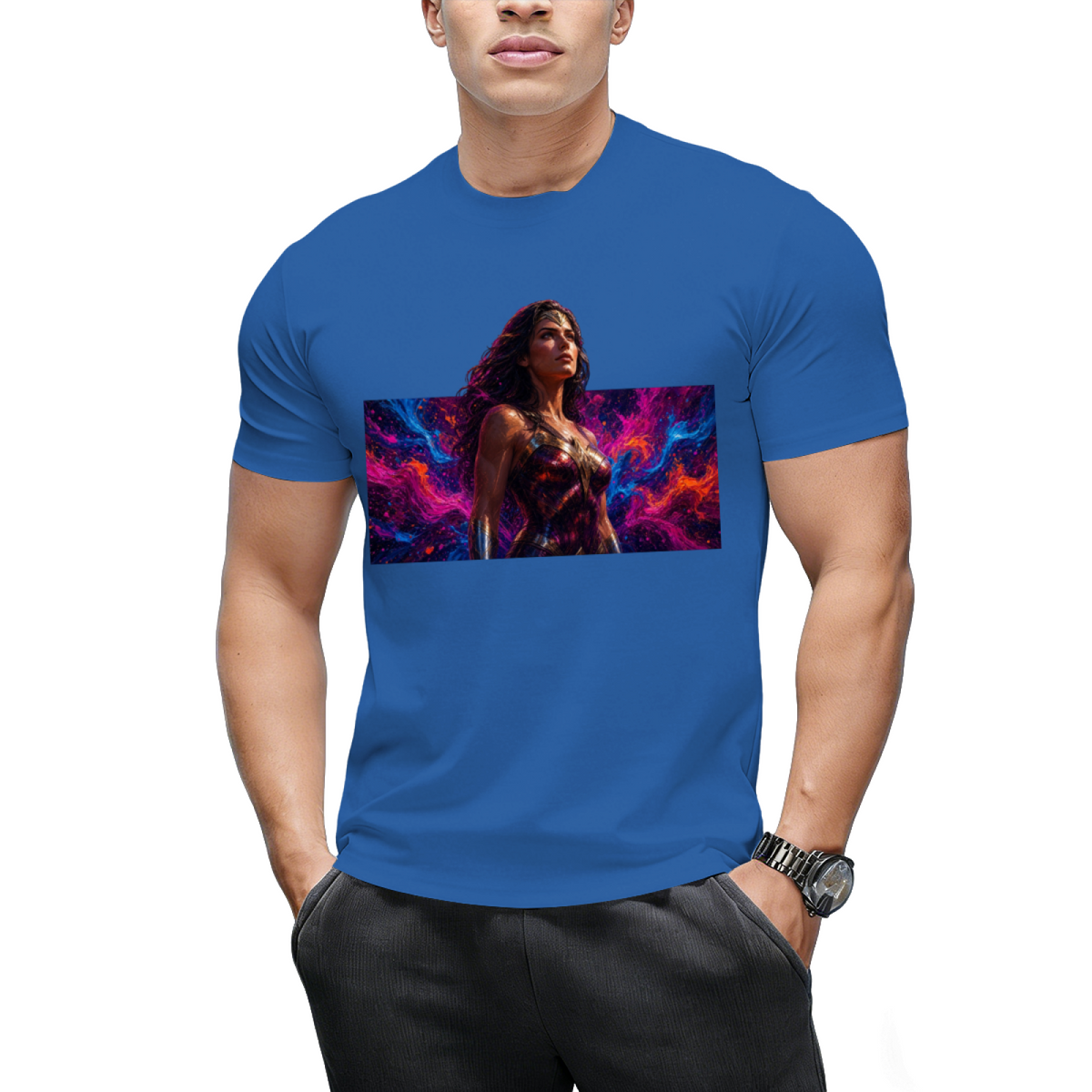 Fearless Newsprint Men's T-Shirt for Daily Outfits