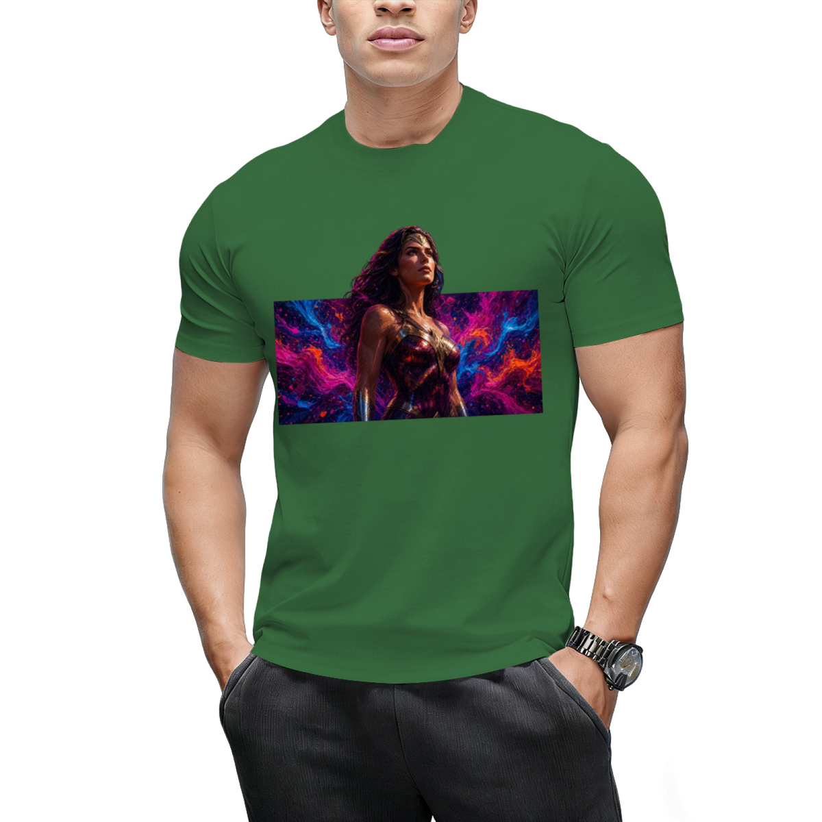 Fearless Newsprint Men's T-Shirt for Daily Outfits