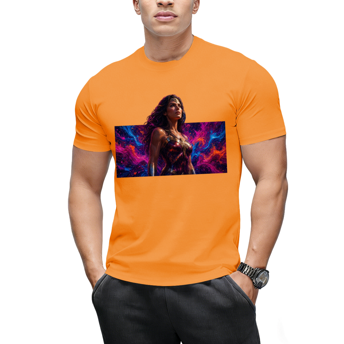 Fearless Newsprint Men's T-Shirt for Daily Outfits