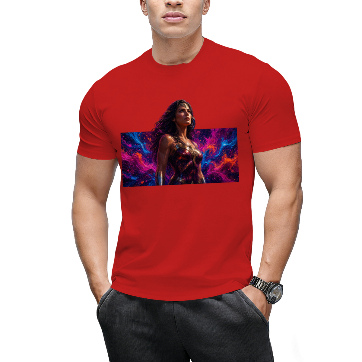 Fearless Newsprint Men's T-Shirt for Daily Outfits