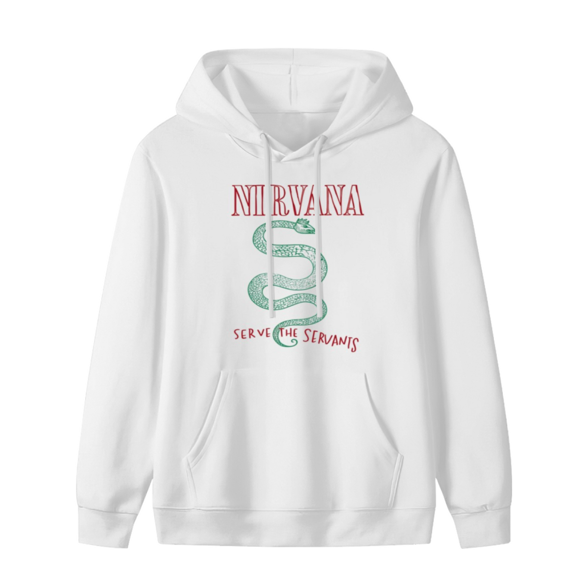 Nirvana Serve the Servants Green Snake Hoodie