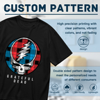 Grateful Dead Plaid Steal Your Face graphic T-shirt product image