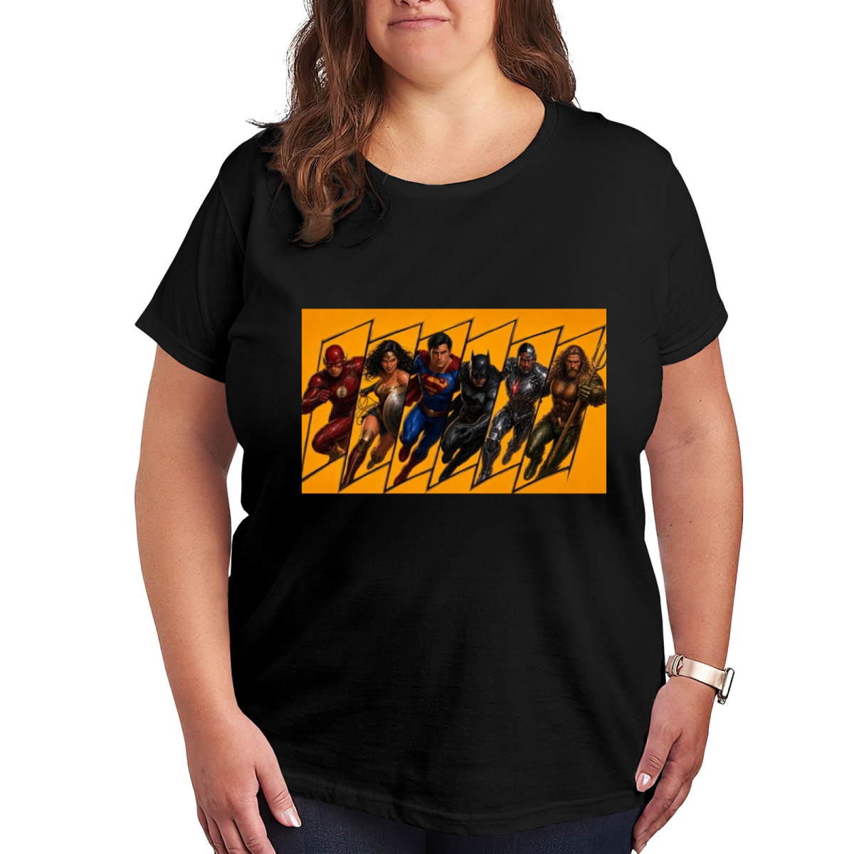 Comic Action Squad Women's T-Shirt for Summer Conventions