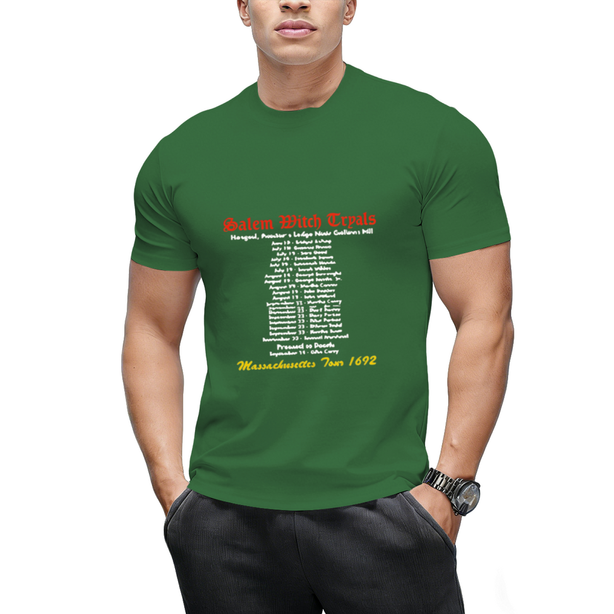Salem Witch Tryals Tour Graphic T-Shirt