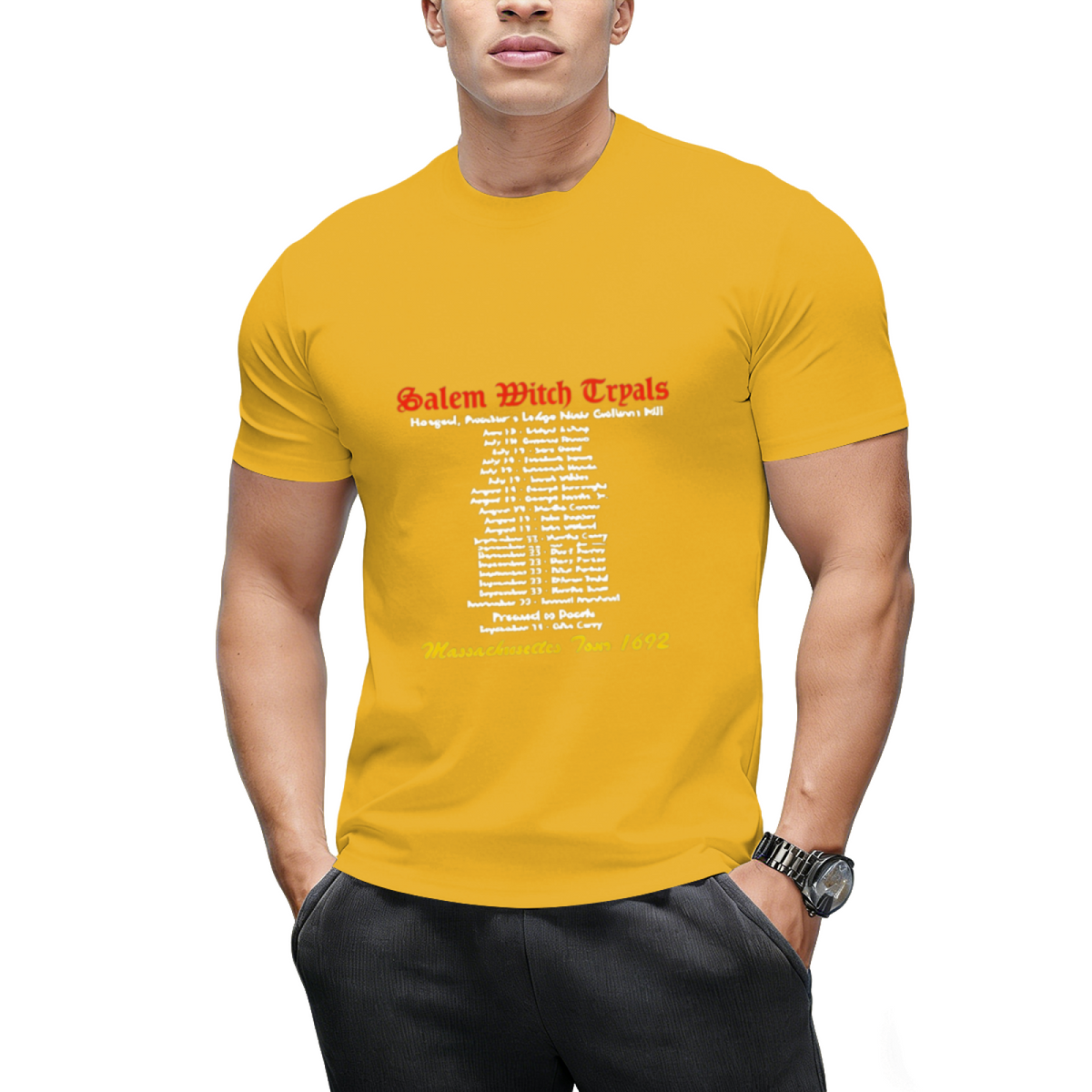 Salem Witch Tryals Tour Graphic T-Shirt
