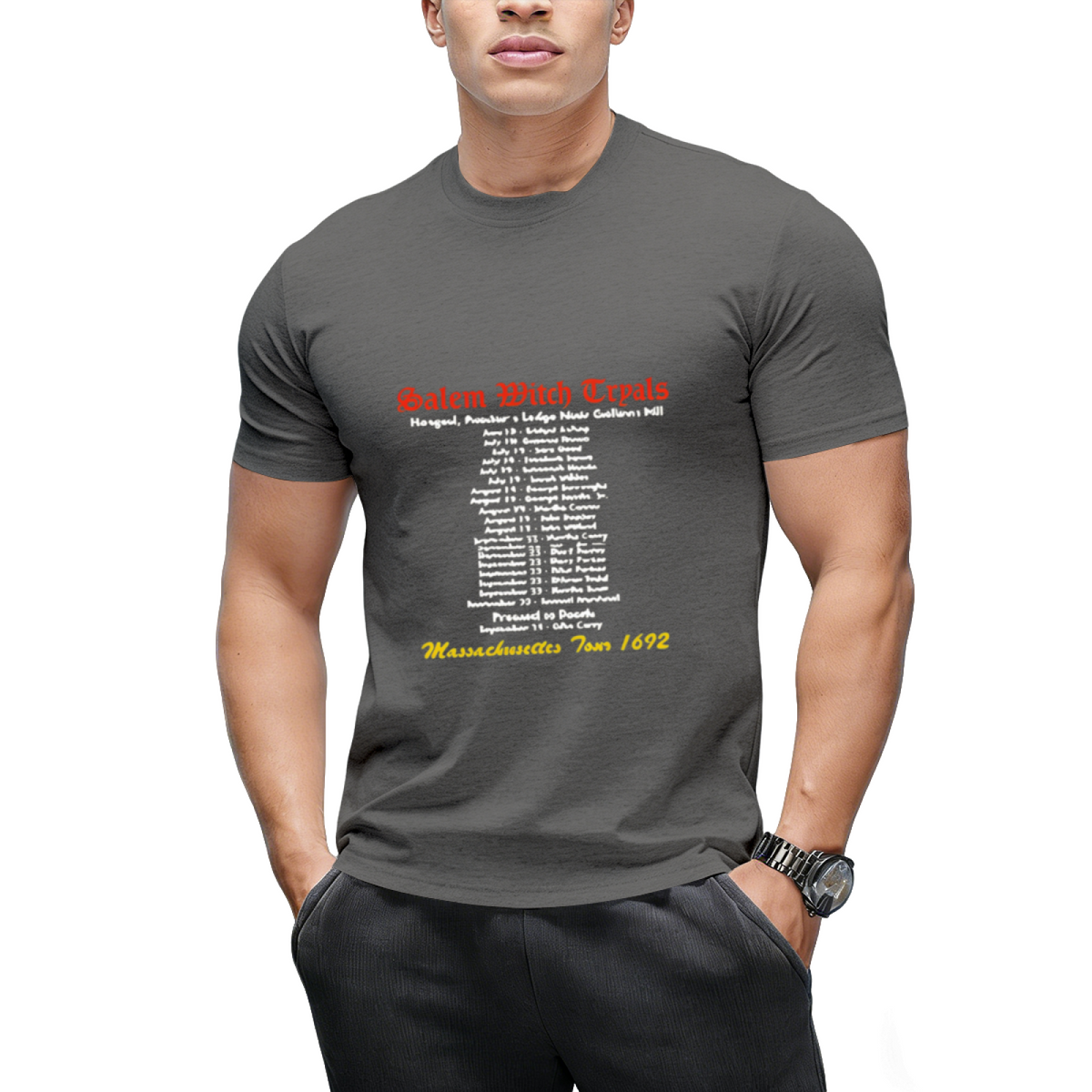 Salem Witch Tryals Tour Graphic T-Shirt