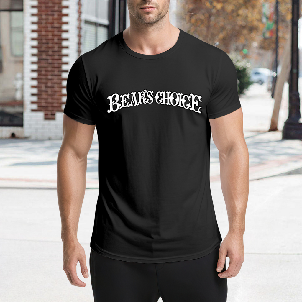 Graphic detail of Grateful Dead Bear's Choice graphic T-shirt on a black T-shirt