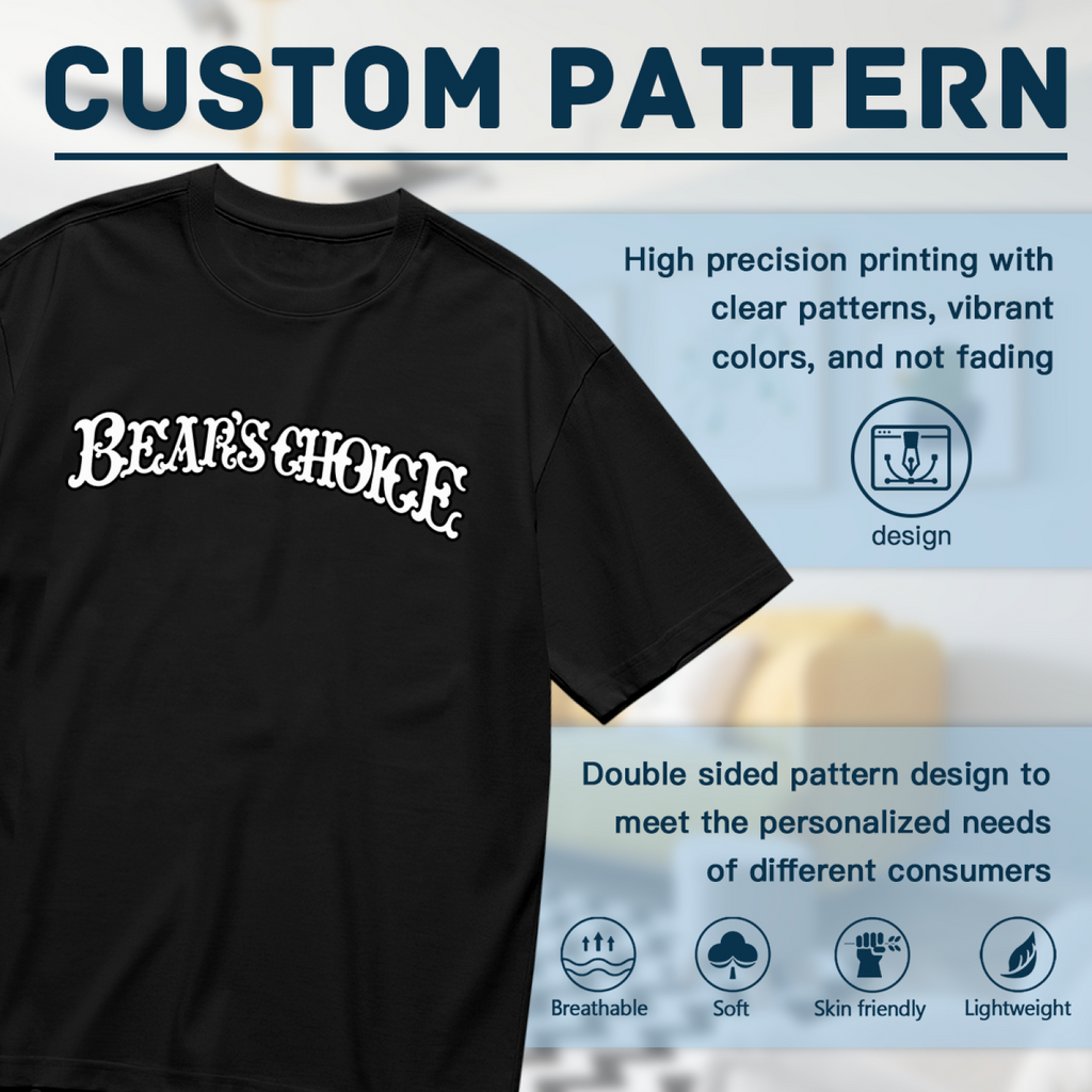 Close-up product image of Grateful Dead Bear's Choice graphic T-shirt on a black T-shirt