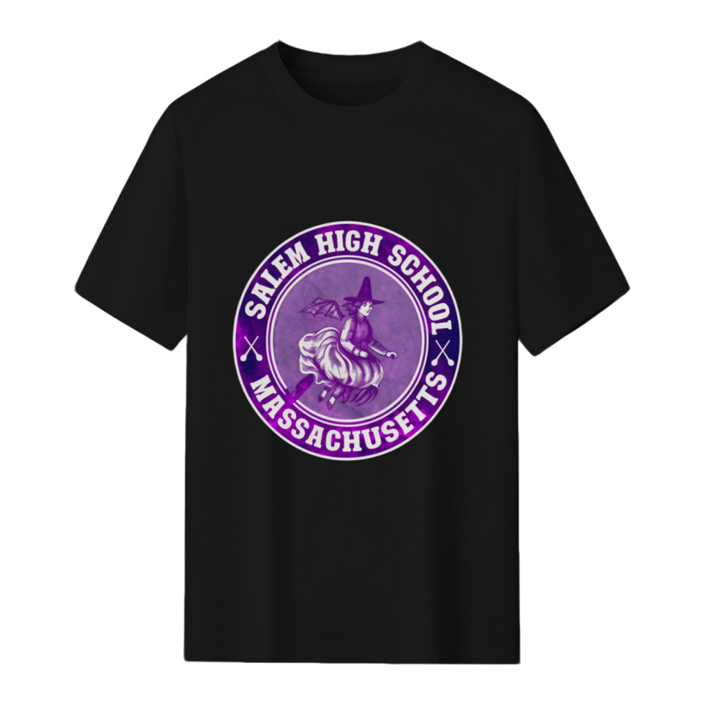 Salem High School Broomstick Witch Graphic T-Shirt