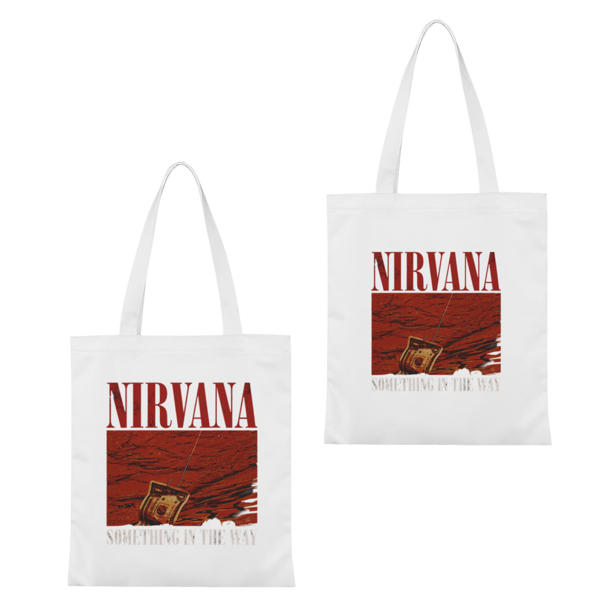 Nirvana Something in the Way Canvas Tote