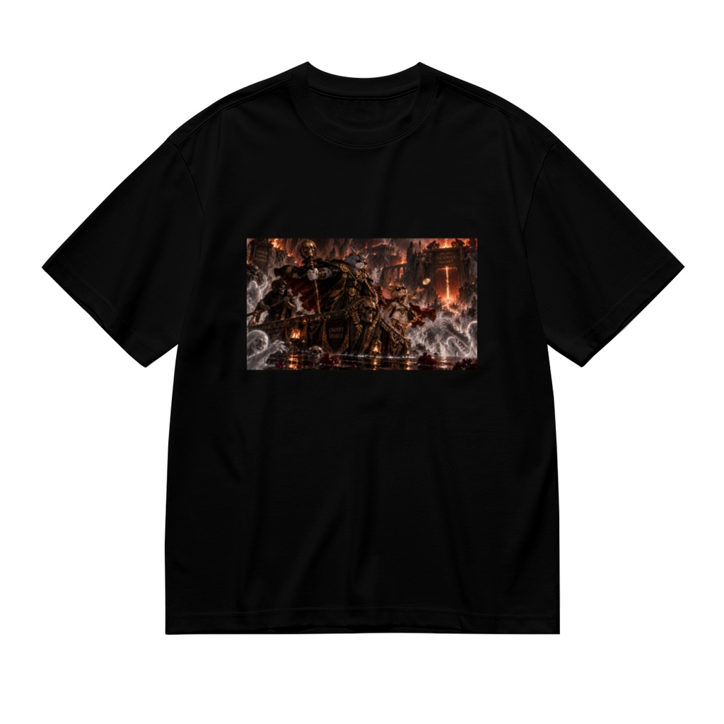 Inferno Armored Cat Women's T-Shirt for Gaming Nights