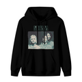 Nirvana Blue Tinted Band Portrait Hoodie, product image featuring the portrait in blue design