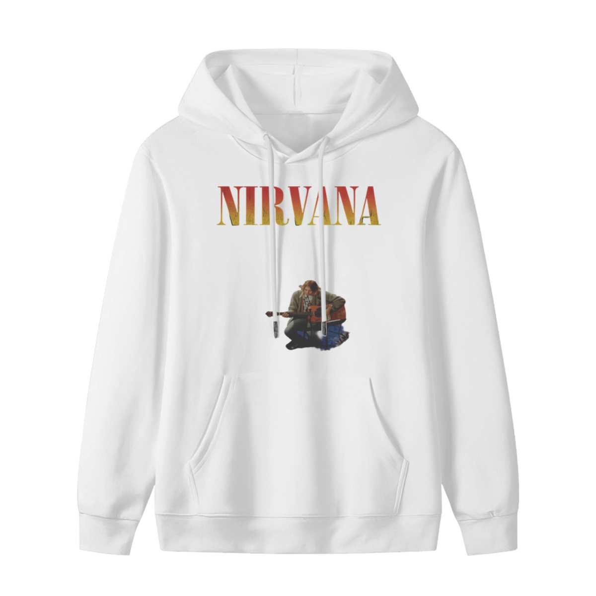 Nirvana Kurt Cobain Acoustic Guitar Hoodie