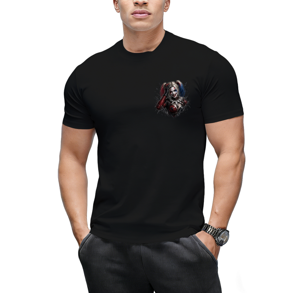 Pigtail Punk Portrait Men's T-Shirt for Concert Nights