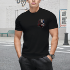 Pigtail Punk Portrait Men's T-Shirt for Concert Nights