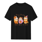 I Need Coffee to Focus Graphic T-Shirt