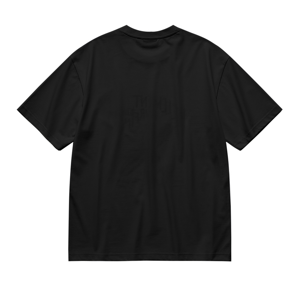 Graphic T-shirt product image with vintage band portrait artwork