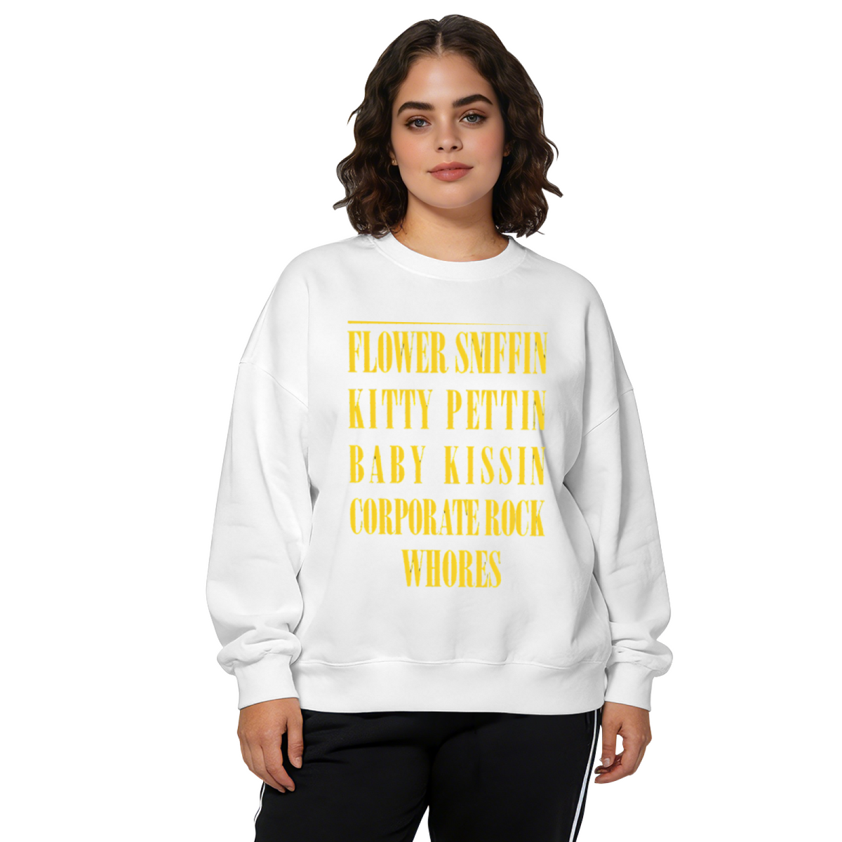 Nirvana Corporate Rock Quote Crewneck Sweatshirt