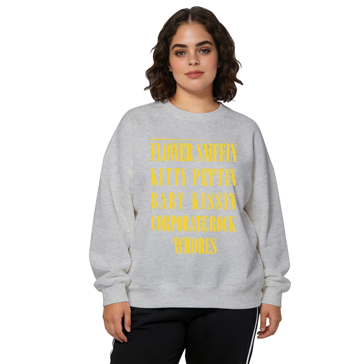 Nirvana Corporate Rock Quote Crewneck Sweatshirt