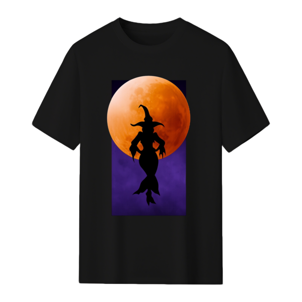 Witch Silhouette Graphic T-Shirt
