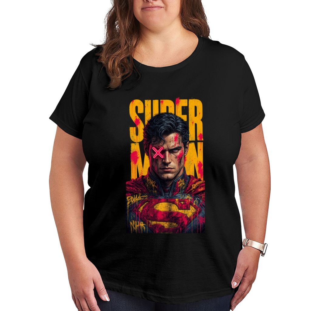 Hot Pink X Portrait Women's T-Shirt for Festival Nights