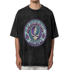 Front view of Grateful Dead Batik Syf washed graphic T-shirt