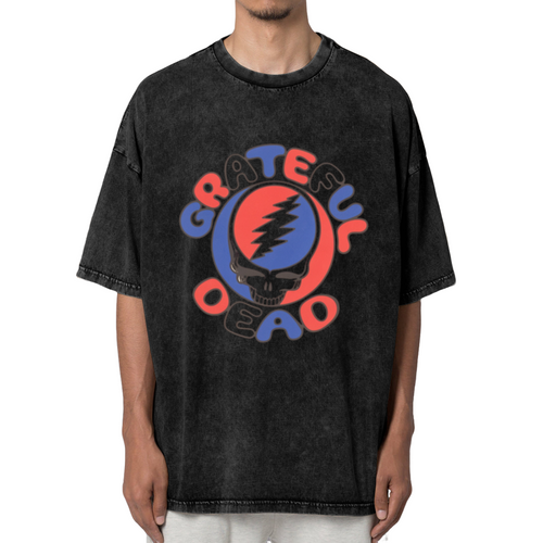 Front view of Grateful Dead Backstage washed graphic T-shirt
