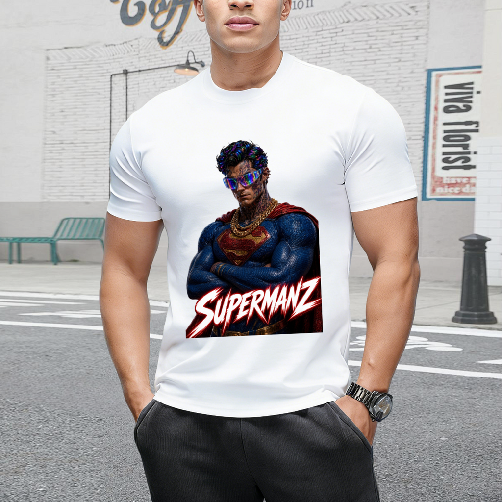 Neon Shades and Chains Men's T-Shirt for Concerts