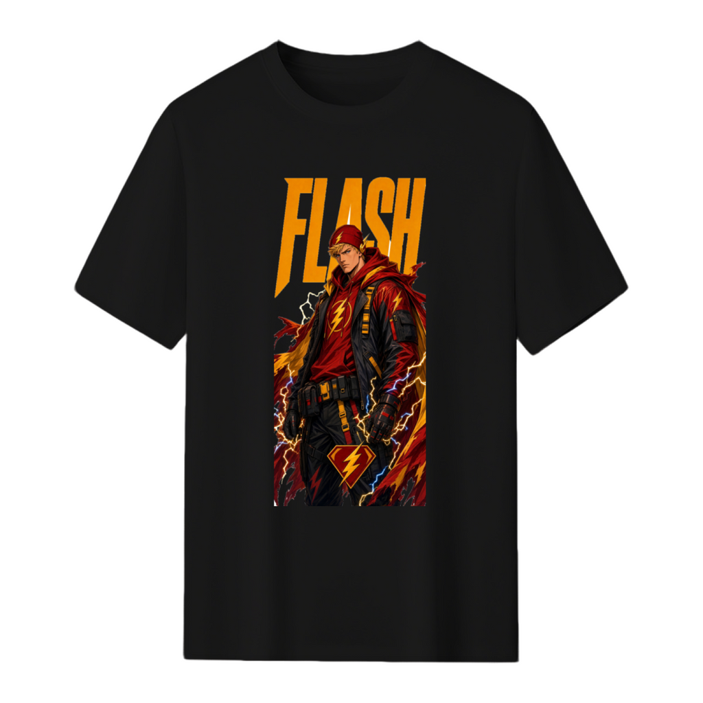 Hooded Lightning Rebel Men's T-Shirt for City Walks