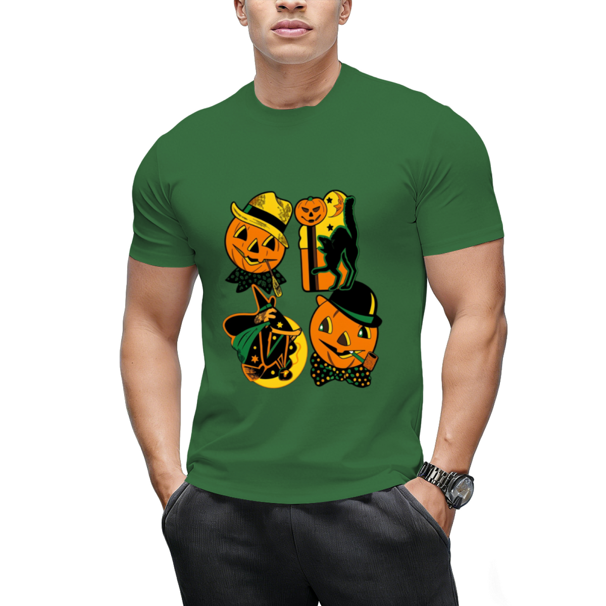 Vintage Halloween Too! Graphic T-Shirt
