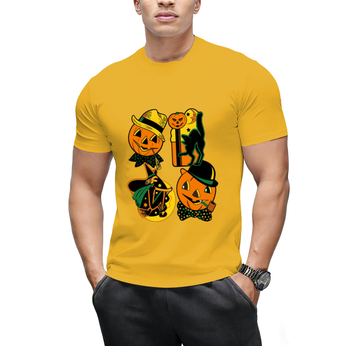 Vintage Halloween Too! Graphic T-Shirt