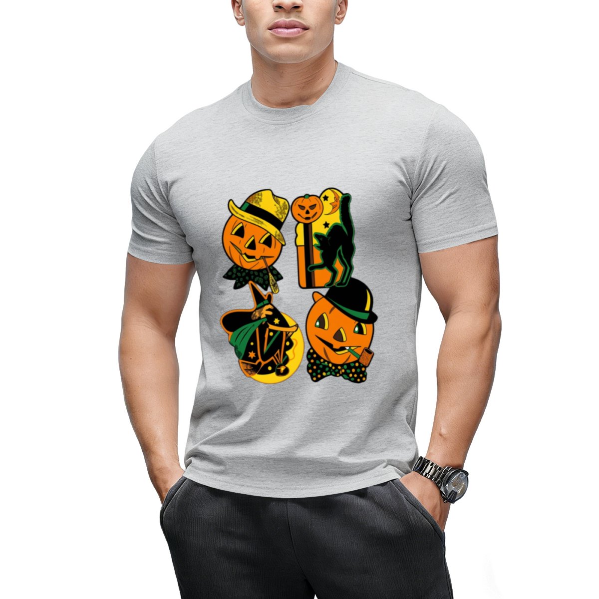 Vintage Halloween Too! Graphic T-Shirt