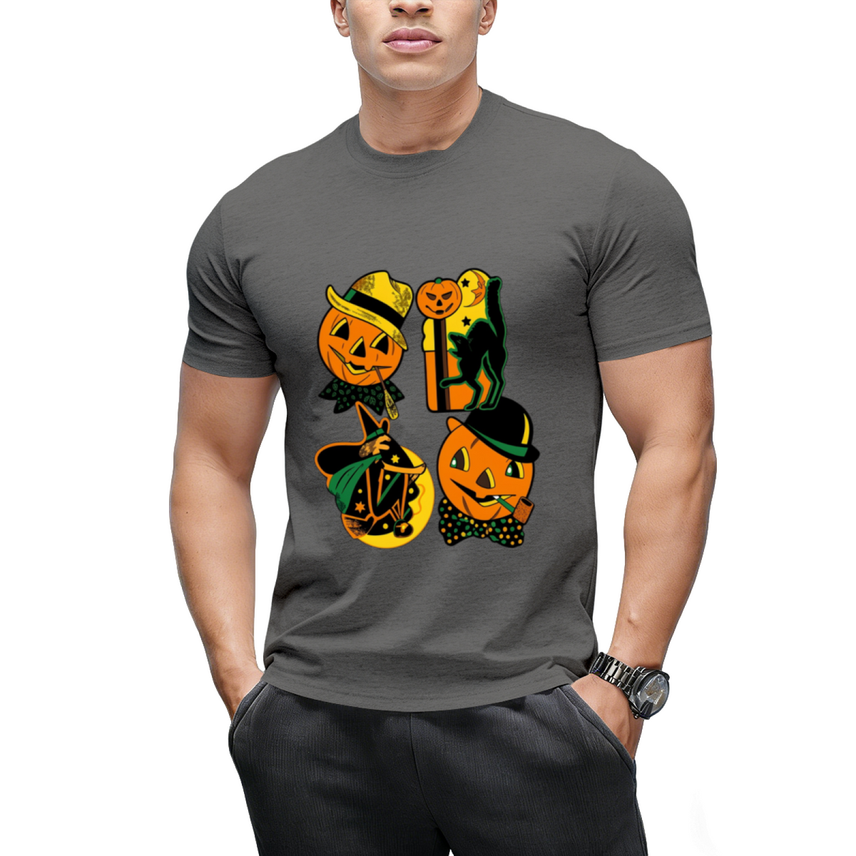 Vintage Halloween Too! Graphic T-Shirt