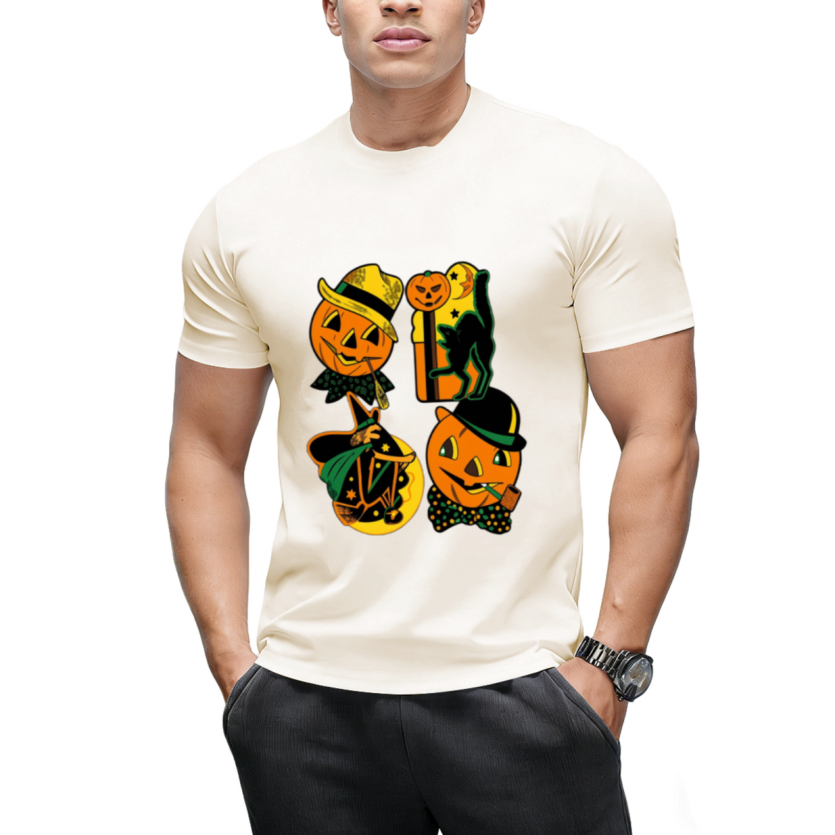 Vintage Halloween Too! Graphic T-Shirt