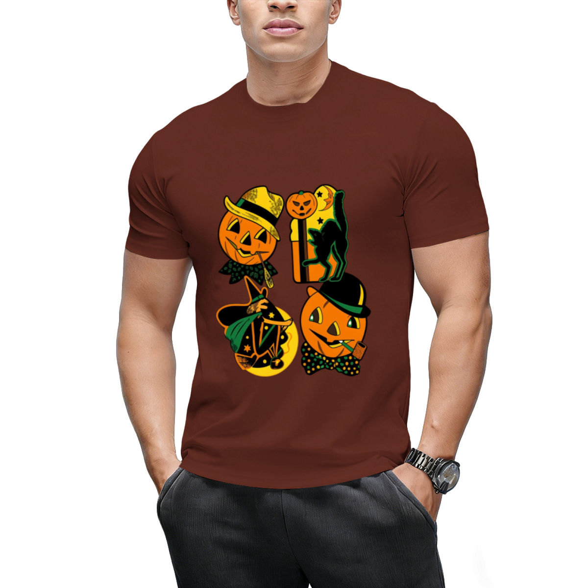 Vintage Halloween Too! Graphic T-Shirt