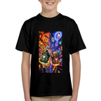 Flying Scooter Duo Kid's T-Shirt for Summer Outings