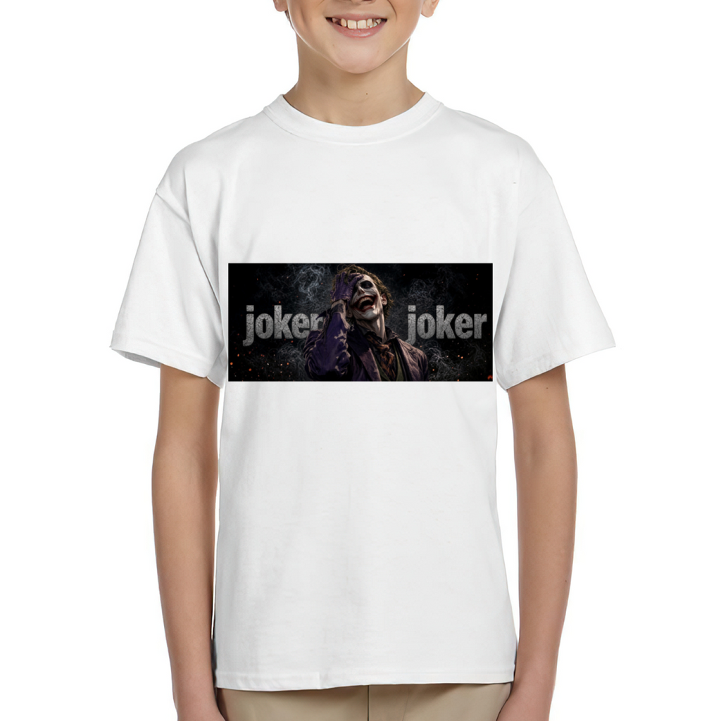 Laughing Clown Banner Kid's T-Shirt for Costume Parties
