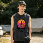 Grateful Dead-themed washed graphic tank top product image