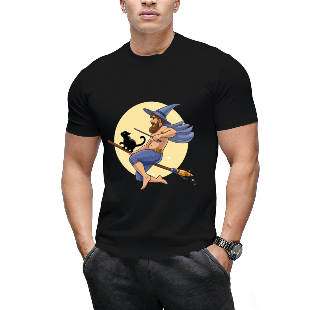 Witch Boy - Blue Sapphire Graphic T-Shirt