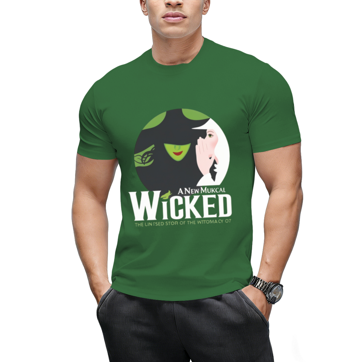 Wicked Musical Poster Graphic T-Shirt